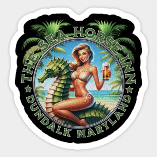 The Sea Horse in Dundalk Maryland Tiki Bar Sticker